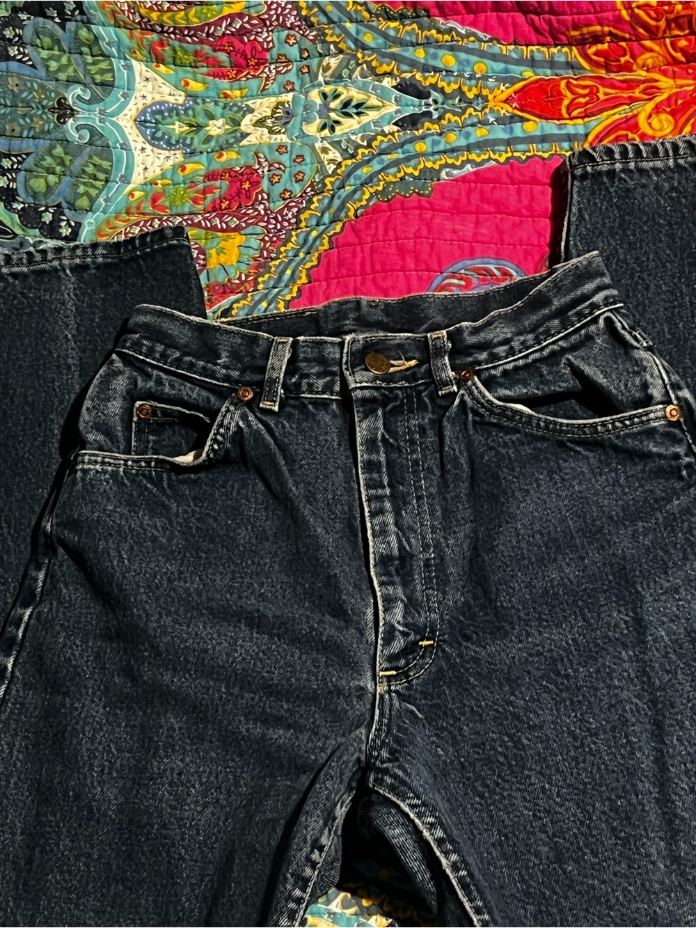 Riders by Lee High-Rise Washed Blue Jeans